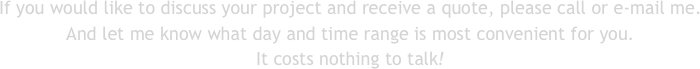 If you would like to
